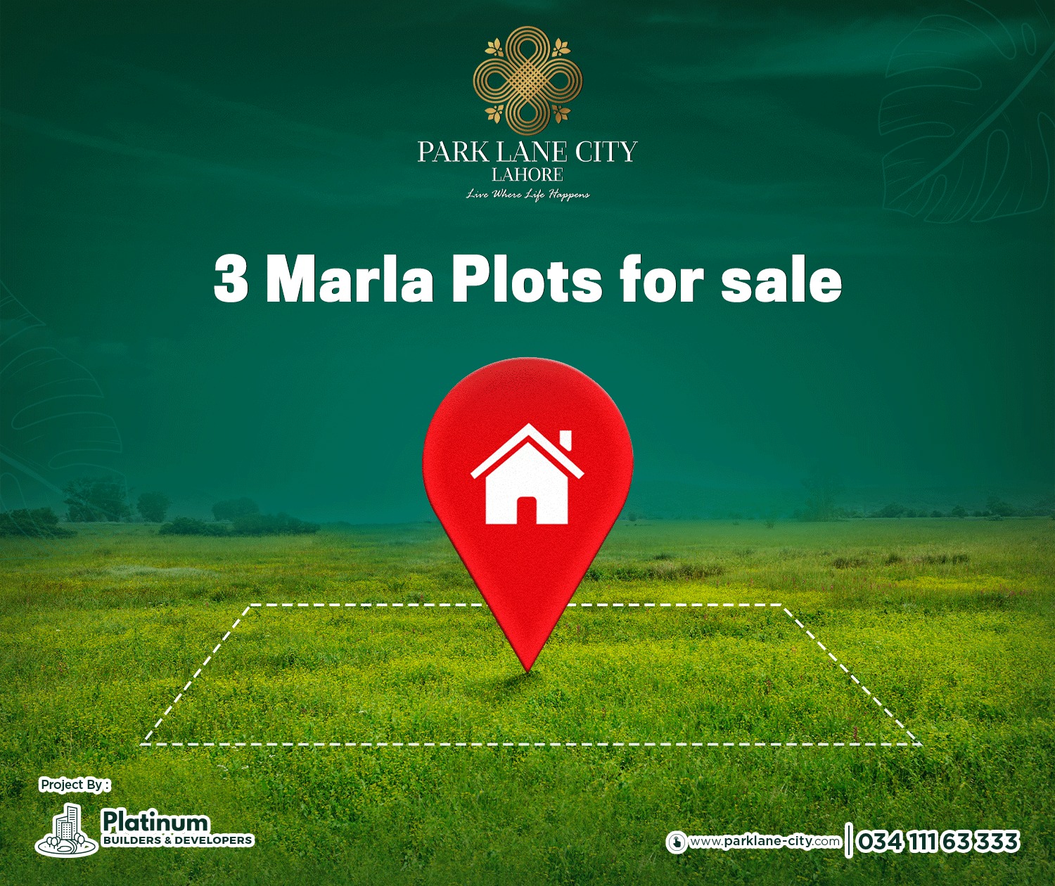 3 Marla Plots For Sale In Lahore At Low Price